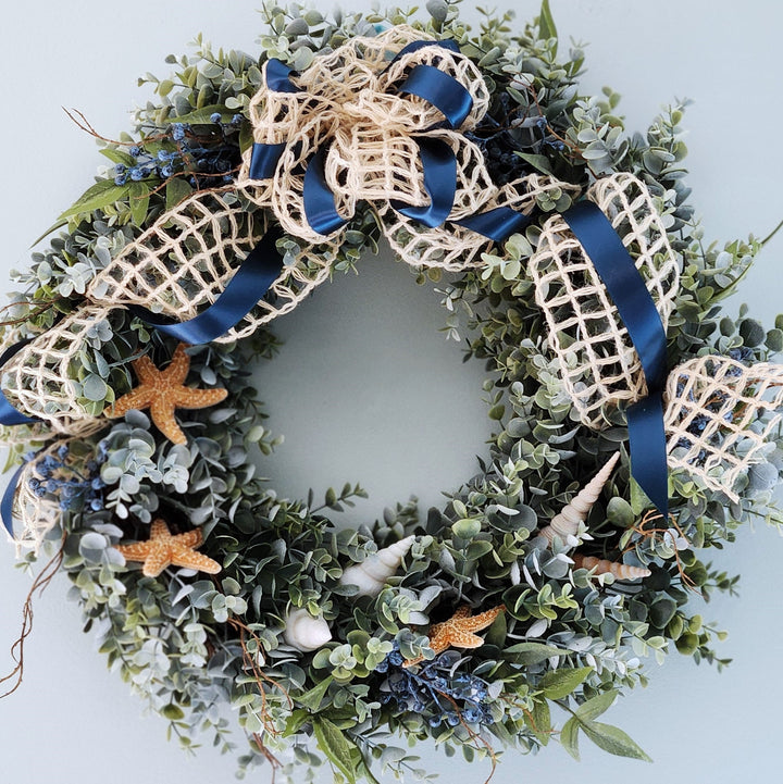 Coastal and Sea Inspired Christmas Wreathe