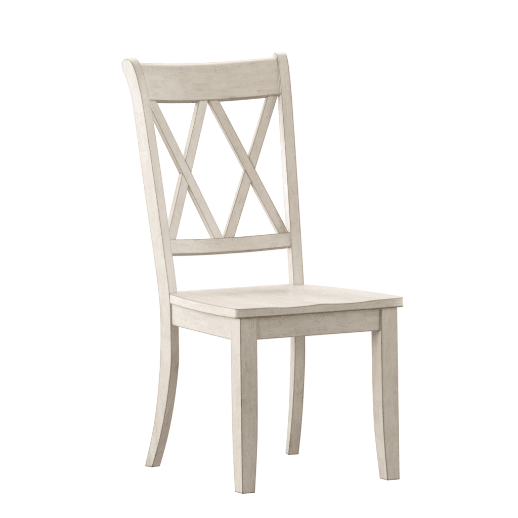 white coastal farmhouse dining chair
