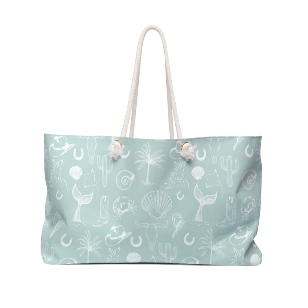 Saltsy Salty Cowgirl Beach Tote