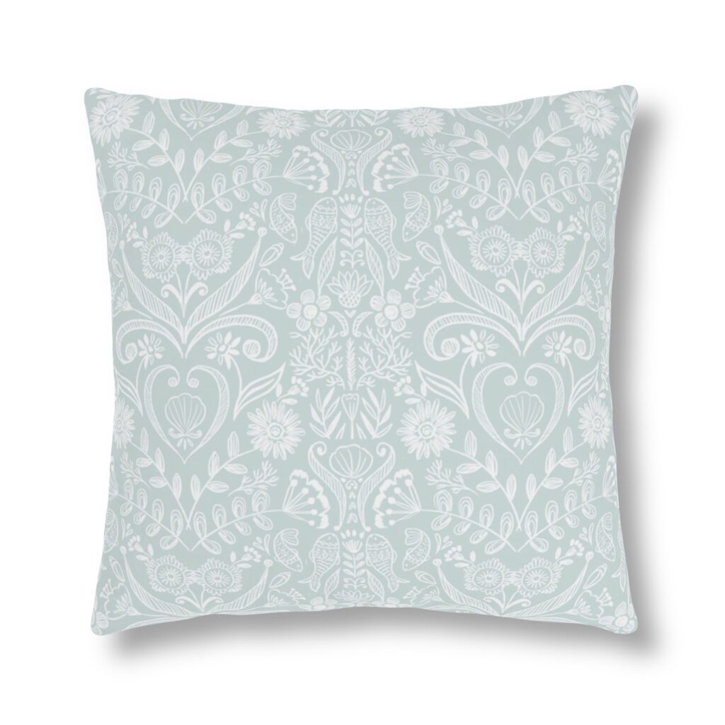 Saltsy Shell Outdoor Pillow