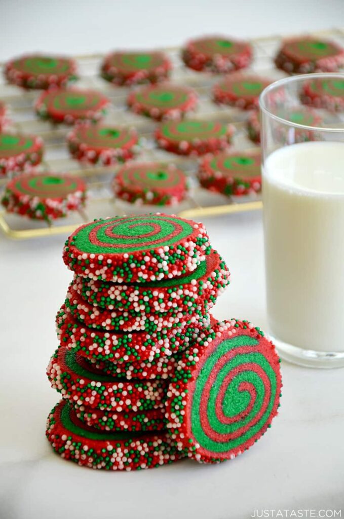 Christmas Pinwheel Cookies