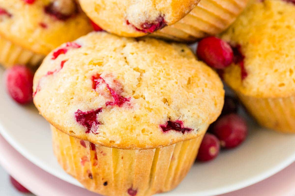 Cranberry Orange Muffins. Photo Plated Cravings