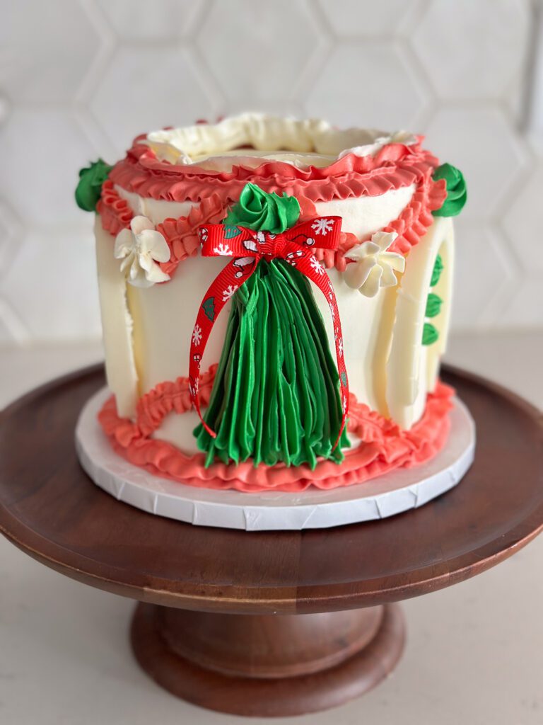 Saltsy Rodeo Christmas Cake Side