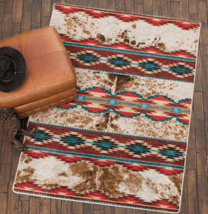 Southwestern area rug