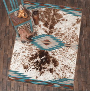 Southwestern style area rug