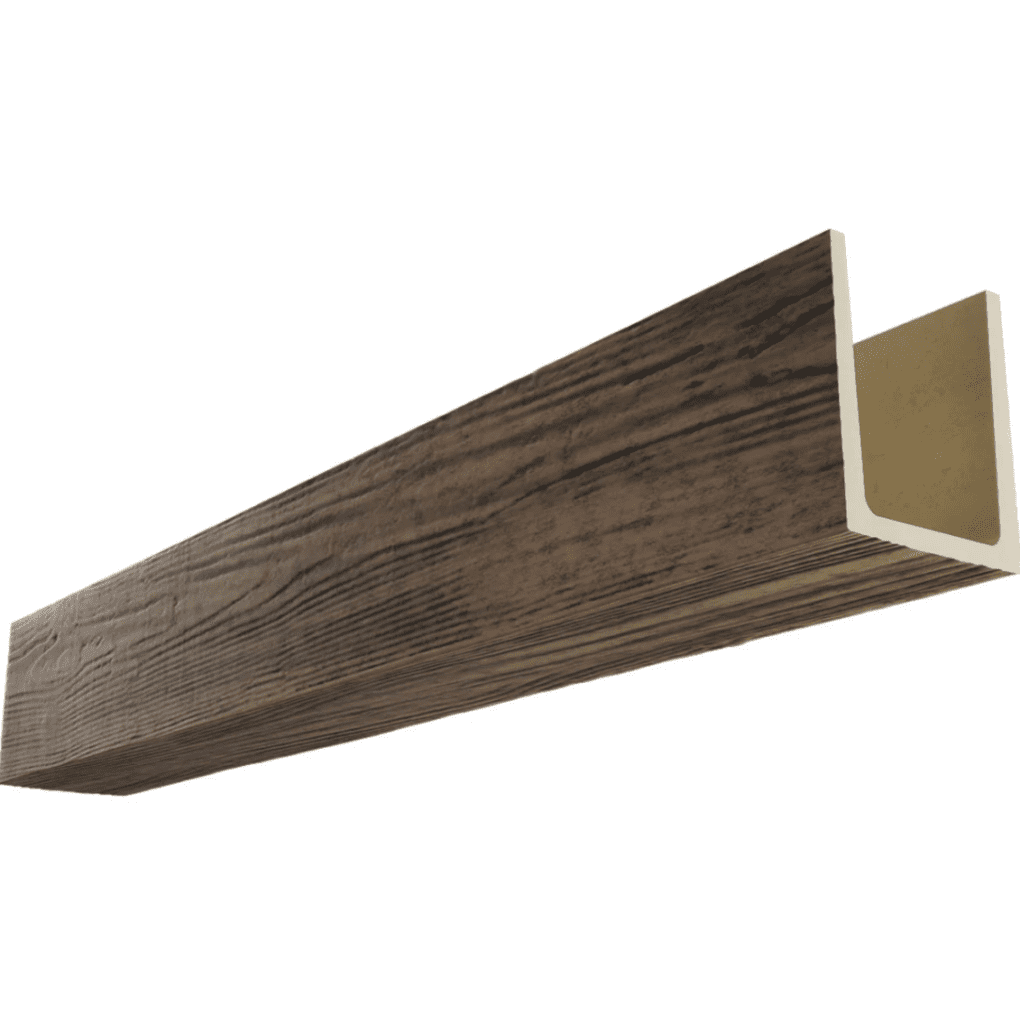 faux wood beam for ceiling treatment